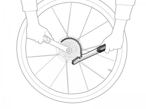 토픽 공구 체인 위프/스프라켓리무버 Chain Whip / Sprocket Remover 자전거공구