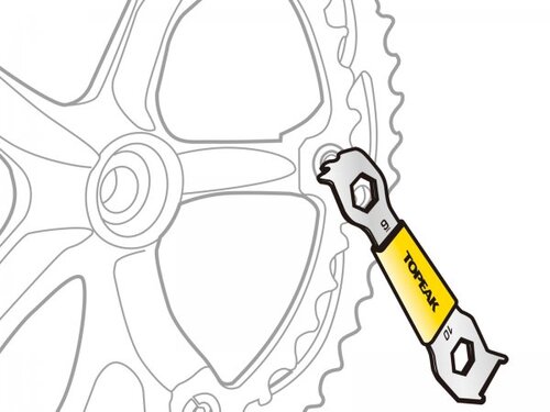 토픽 공구 체인링 너트 렌치 Chainring Nut Wrench 자전거공구